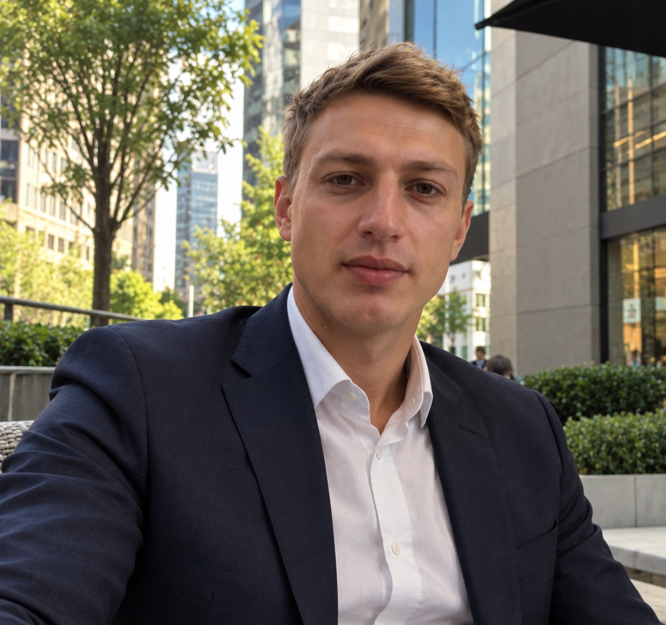 Portrait of Marc Brown, CEO of DecisionOne